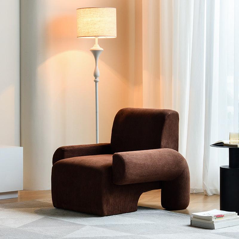 Bicolor Bouclé Comfort Chair - Pacisia