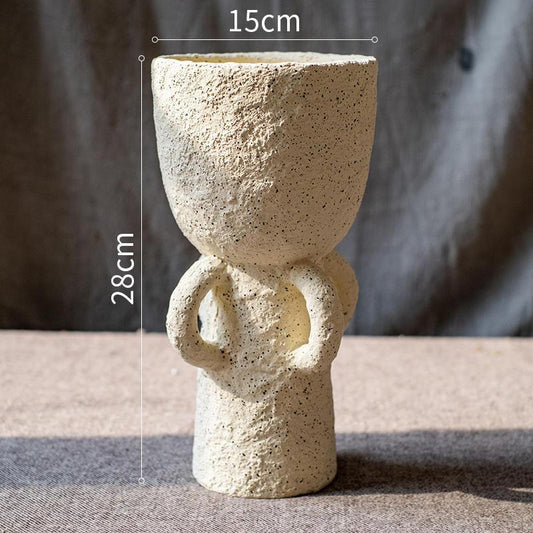 Creative Personality Vintage Tall Breathable Vase - Pacisia