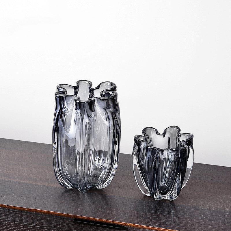 Handmade Modern Minimalist Designer Glass Vase - Pacisia