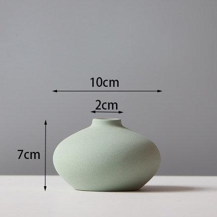 Home Decoration Ornaments Morandi Ceramic Vase - Pacisia