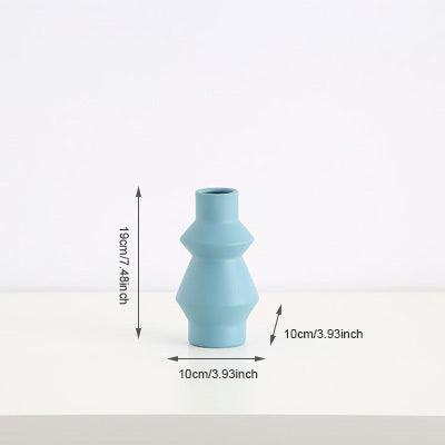 Nordic Ins Minimalist Biscuits Vase Living Room Desktop Flower Arrangement - Pacisia
