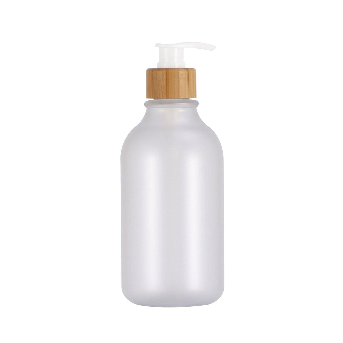 Push Round Shoulder Frosted Lotion Bottle PET Plastic Shampoo Bottle Shower Gel - Pacisia
