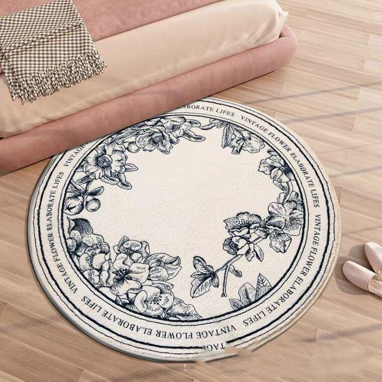 Round Carpet Large Area Rugs For Living Room Bedside Floor Mat - Pacisia