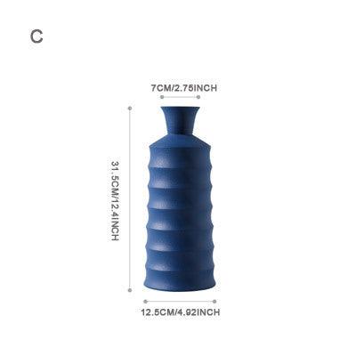 Simple semi - handmade ceramic vase - Pacisia