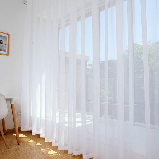 Modern Simple Thickened Solid Thin Window Gauze - Pacisia