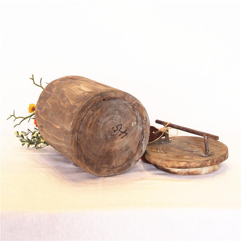 Wooden Vase Rustic Home Decoration Ornaments - Pacisia