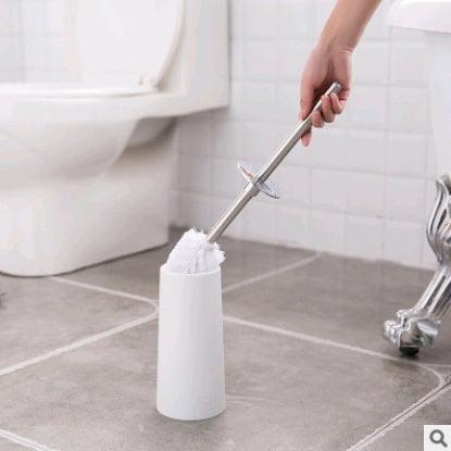 Toilet brush toilet brush with base long handle to dead corner toilet brush set decontamination cleaning brush toilet brush - Pacisia