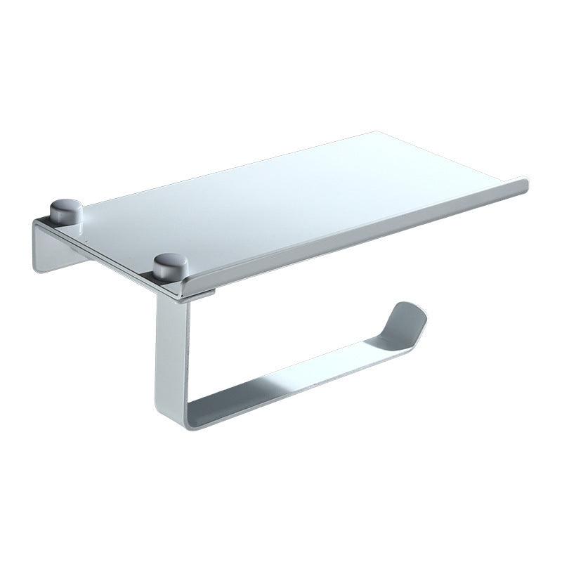 304 stainless steel phone towel rack toilet paper holder bathroom accessories creative tissue box thickening - Pacisia