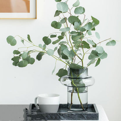 Small Glass Vase Flower Arrangement Water Cultivation Shooting Dining Table Indoor Living Room - Pacisia