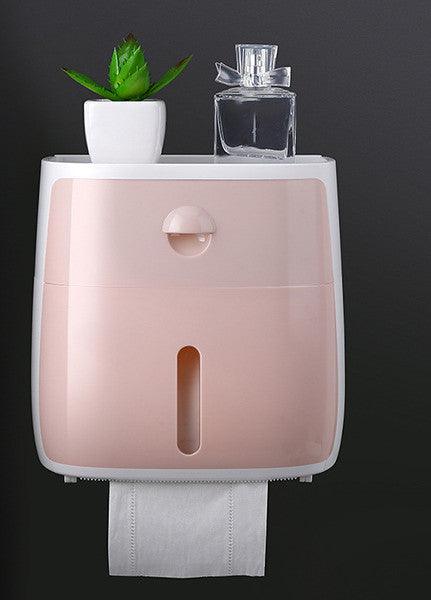 Double-layer Toilet Box, Toilet Rack, Pumping Box, Punch-free Tissue Holder, Toilet Paper Toll Tube - Pacisia