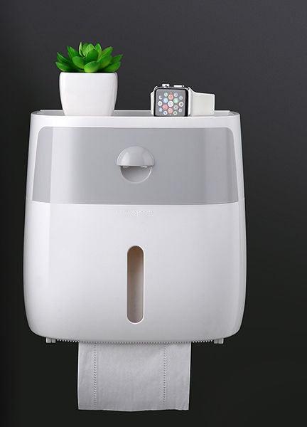 Double-layer Toilet Box, Toilet Rack, Pumping Box, Punch-free Tissue Holder, Toilet Paper Toll Tube - Pacisia