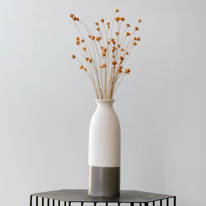Simple Japanese-Style Vase, Ceramics, Literary, Fresh, Hydroponic, Nordic Home Accessories, Ornaments, Flowers And Dried Flowers - Pacisia