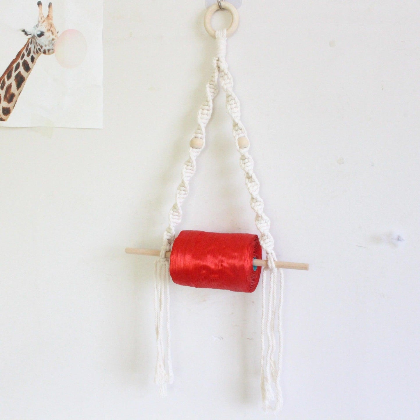 Home Accommodation Toilet Paper Towel Rack Woven Toilet Rack Perforated Paper Towel Box Roll Paper Rack - Pacisia