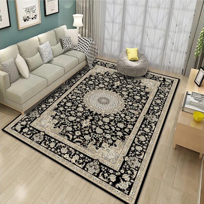 Bohemian Living Room Retro Carpet Elegant Coffee Table Cushion Sofa Blanket Home Entrance Doormat - Pacisia