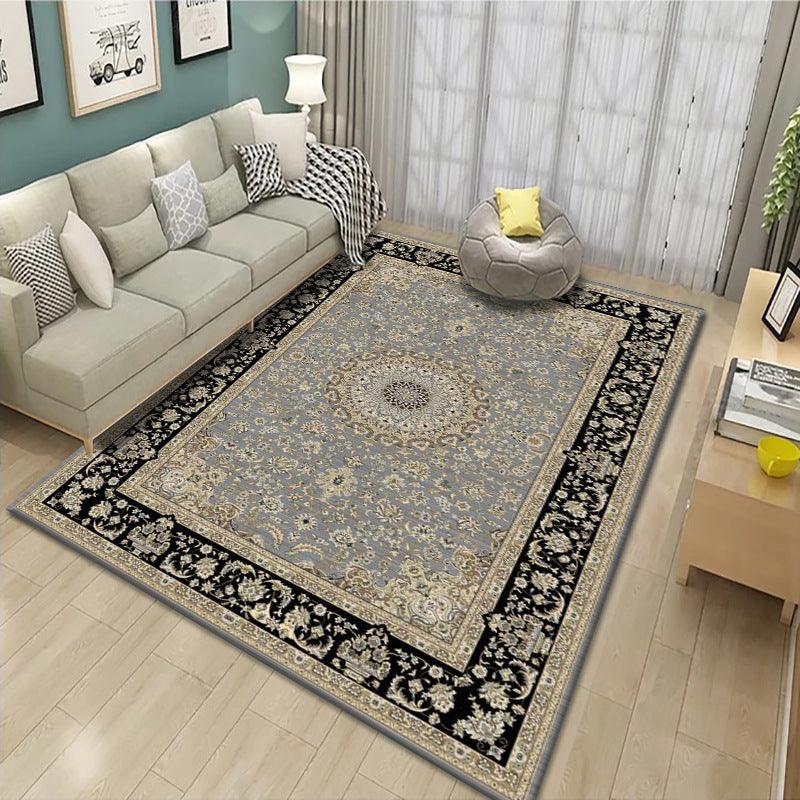 Bohemian Living Room Retro Carpet Elegant Coffee Table Cushion Sofa Blanket Home Entrance Doormat - Pacisia