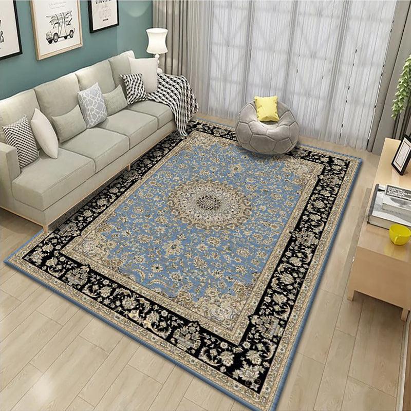 Bohemian Living Room Retro Carpet Elegant Coffee Table Cushion Sofa Blanket Home Entrance Doormat - Pacisia