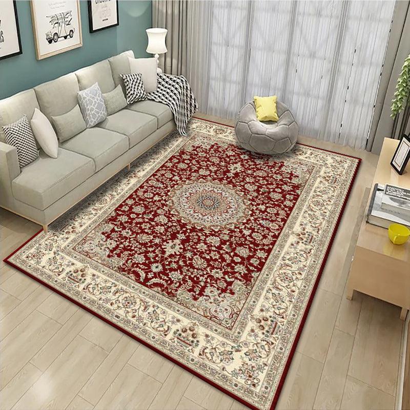 Bohemian Living Room Retro Carpet Elegant Coffee Table Cushion Sofa Blanket Home Entrance Doormat - Pacisia