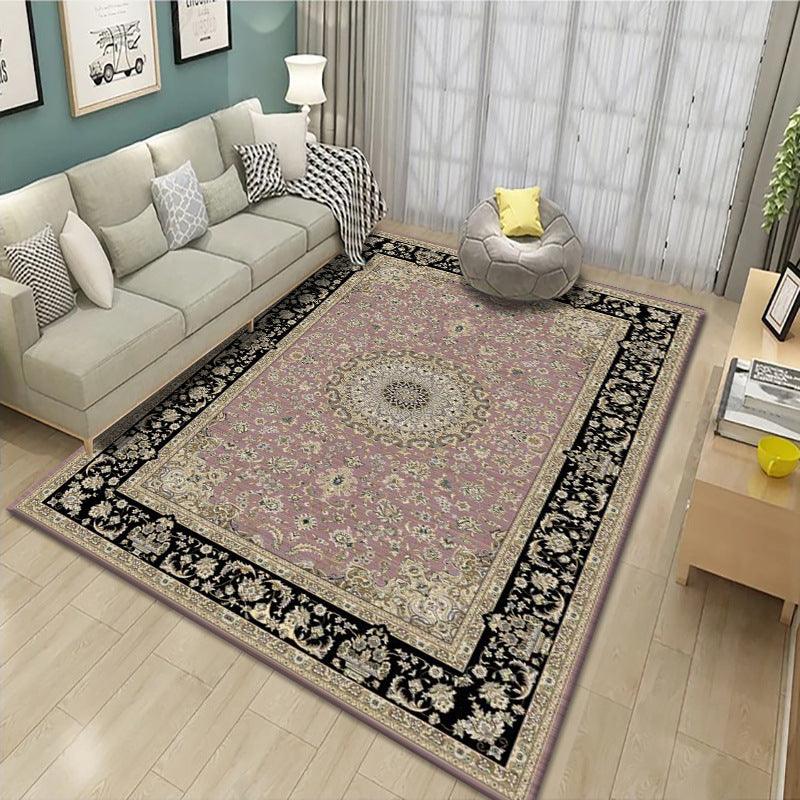 Bohemian Living Room Retro Carpet Elegant Coffee Table Cushion Sofa Blanket Home Entrance Doormat - Pacisia