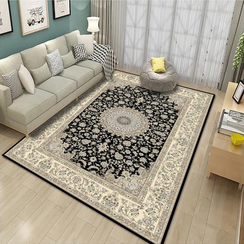 Bohemian Living Room Retro Carpet Elegant Coffee Table Cushion Sofa Blanket Home Entrance Doormat - Pacisia
