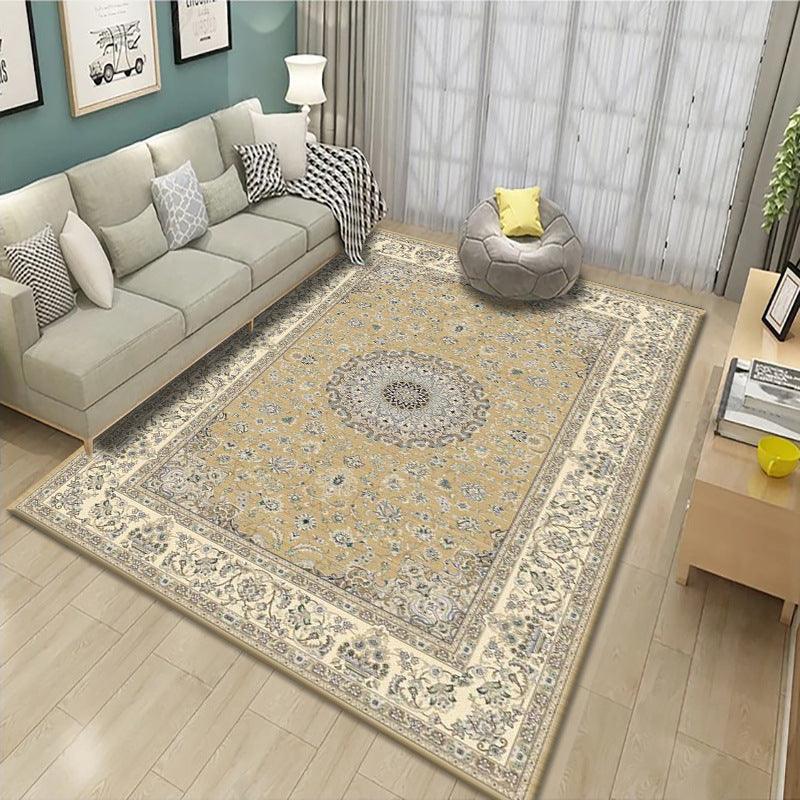 Bohemian Living Room Retro Carpet Elegant Coffee Table Cushion Sofa Blanket Home Entrance Doormat - Pacisia