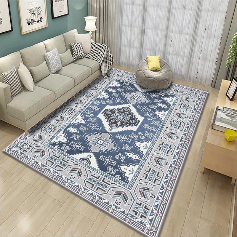Bohemian Living Room Retro Carpet Elegant Coffee Table Cushion Sofa Blanket Home Entrance Doormat - Pacisia