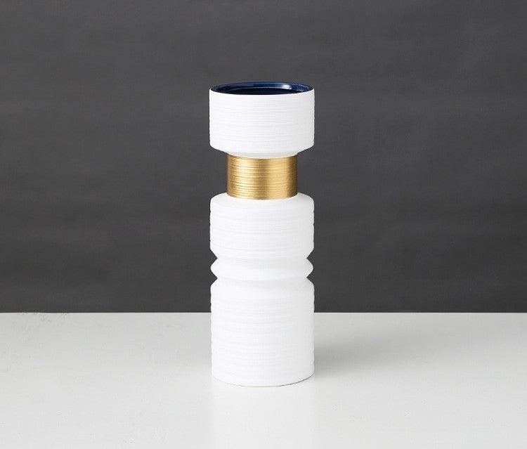 Creative Threaded Ceramic Vase, Flower Arrangement, Home Decoration, New Chinese Ornaments - Pacisia