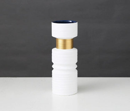 Creative Threaded Ceramic Vase, Flower Arrangement, Home Decoration, New Chinese Ornaments - Pacisia