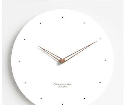 Modern Minimalist Living Room Home Wall Clock Fashion Atmosphere Silent Wall Clock Quartz Clock Nordic Clock - Pacisia