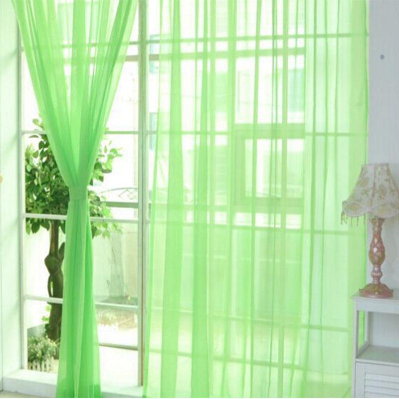 Curtains Solid Tulle Modern Curtains For Living Room Transparent Tulle Curtains Window Sheer For The Bedroom - Pacisia