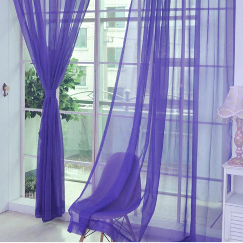 Curtains Solid Tulle Modern Curtains For Living Room Transparent Tulle Curtains Window Sheer For The Bedroom - Pacisia