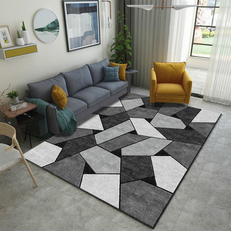 Carpet Light Luxury Villa Living Room Sofa Coffee Table Carpet Abstract Gradient Simple Bedroom Carpet Modern Minimalist Floor Mat - Pacisia