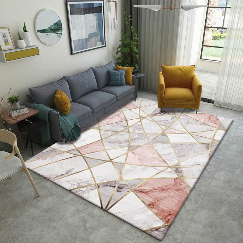 Carpet Light Luxury Villa Living Room Sofa Coffee Table Carpet Abstract Gradient Simple Bedroom Carpet Modern Minimalist Floor Mat - Pacisia