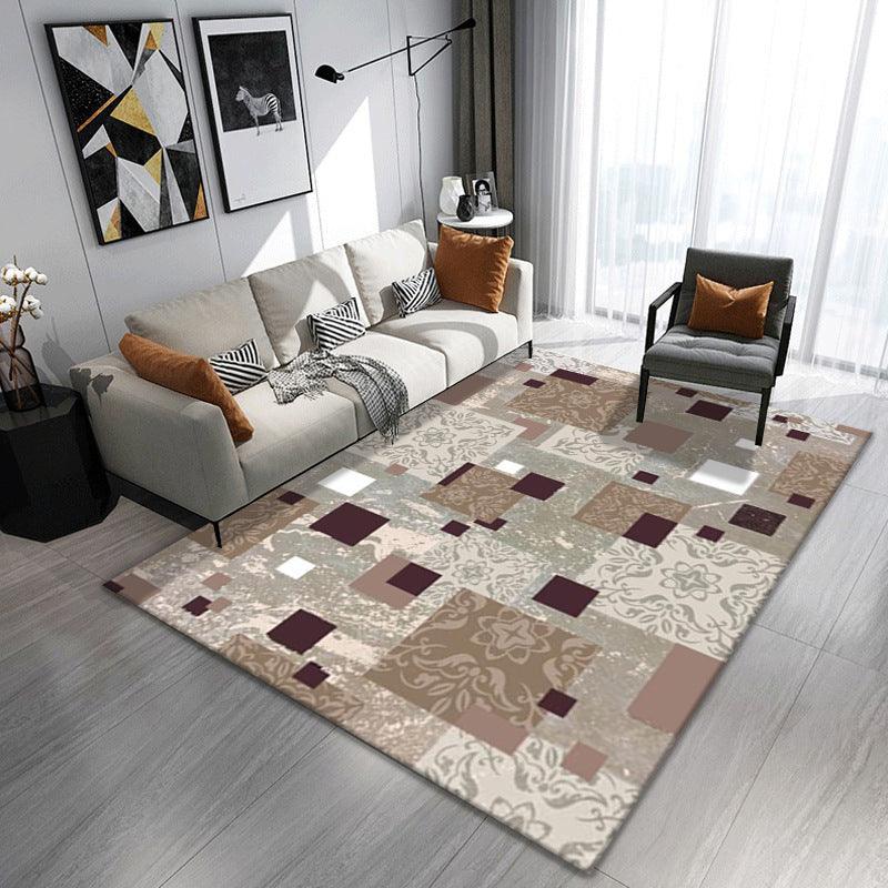 Carpet Light Luxury Villa Living Room Sofa Coffee Table Carpet Abstract Gradient Simple Bedroom Carpet Modern Minimalist Floor Mat - Pacisia