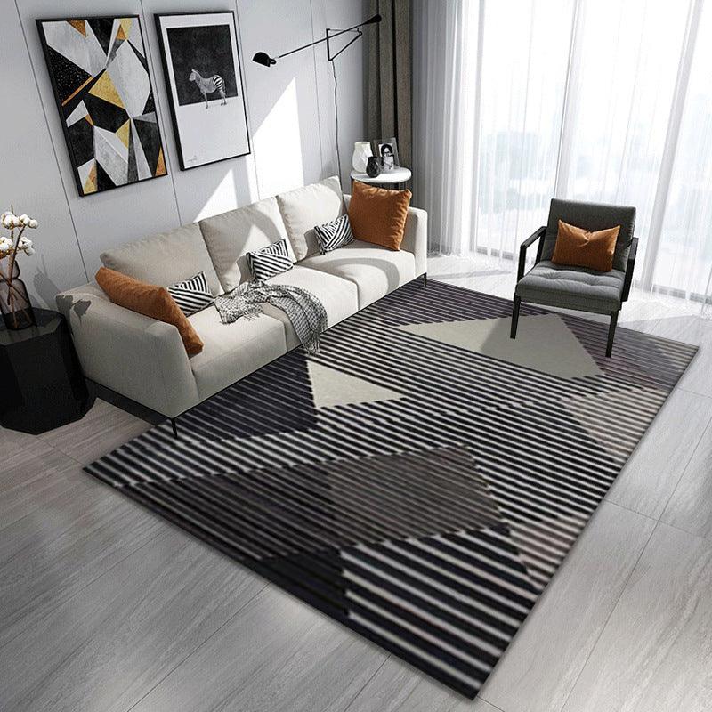 Carpet Light Luxury Villa Living Room Sofa Coffee Table Carpet Abstract Gradient Simple Bedroom Carpet Modern Minimalist Floor Mat - Pacisia