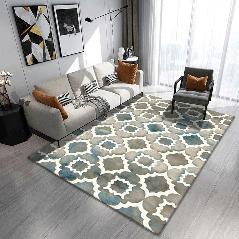Carpet Light Luxury Villa Living Room Sofa Coffee Table Carpet Abstract Gradient Simple Bedroom Carpet Modern Minimalist Floor Mat - Pacisia