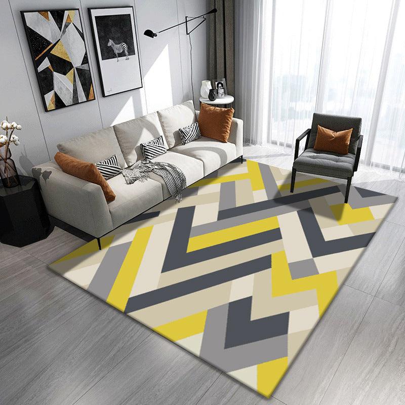 Carpet Light Luxury Villa Living Room Sofa Coffee Table Carpet Abstract Gradient Simple Bedroom Carpet Modern Minimalist Floor Mat - Pacisia