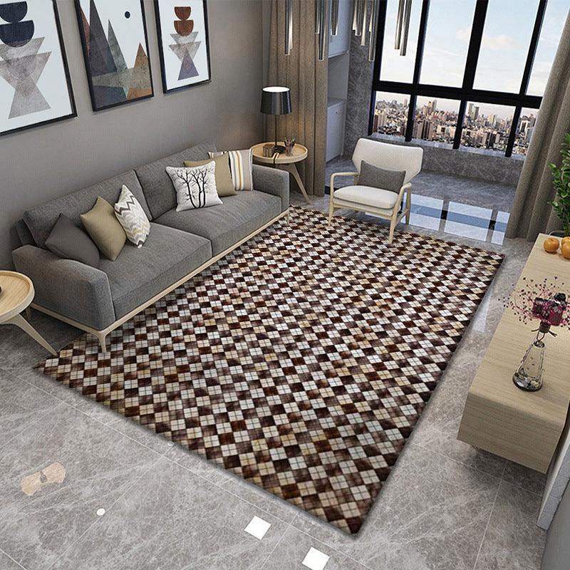 Carpet Light Luxury Villa Living Room Sofa Coffee Table Carpet Abstract Gradient Simple Bedroom Carpet Modern Minimalist Floor Mat - Pacisia