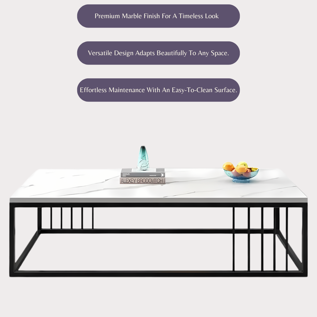 Verona Marble Rectangle Coffee Table
