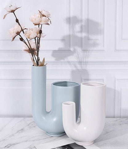 Modern Minimalist Resin Creative New Products Soft Decoration Handicrafts Dried Flower Decorative Vase - Pacisia