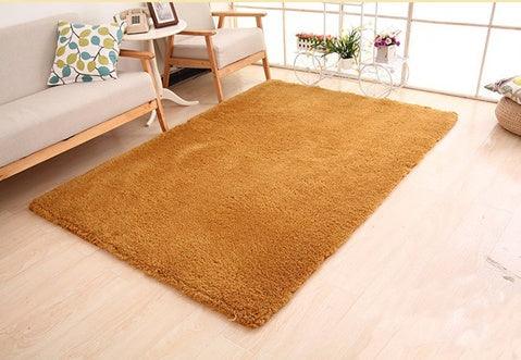 Living Room Rug Area Solid Carpet Fluffy Soft Home Decor White Plush Carpet Bedroom Carpet Kitchen Floor Mats White Rug Tapete - Pacisia