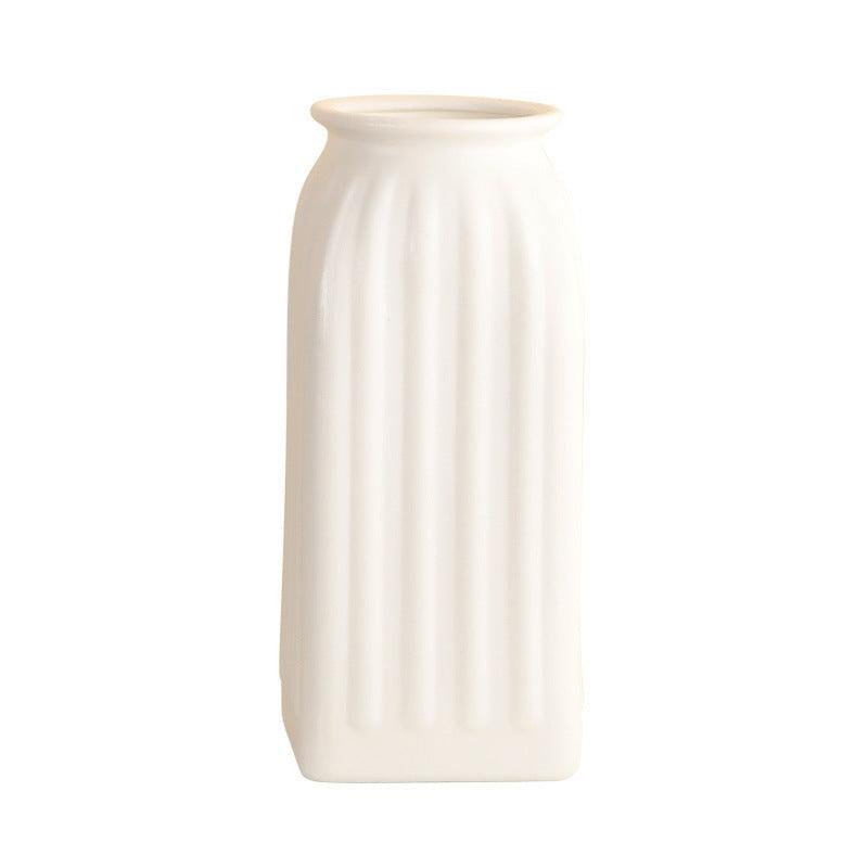 Ceramic Vase Frosted Particle Ceramic Dried Flower Vase Wholesale Living Room Decorative Flower Arrangement Ornaments - Pacisia