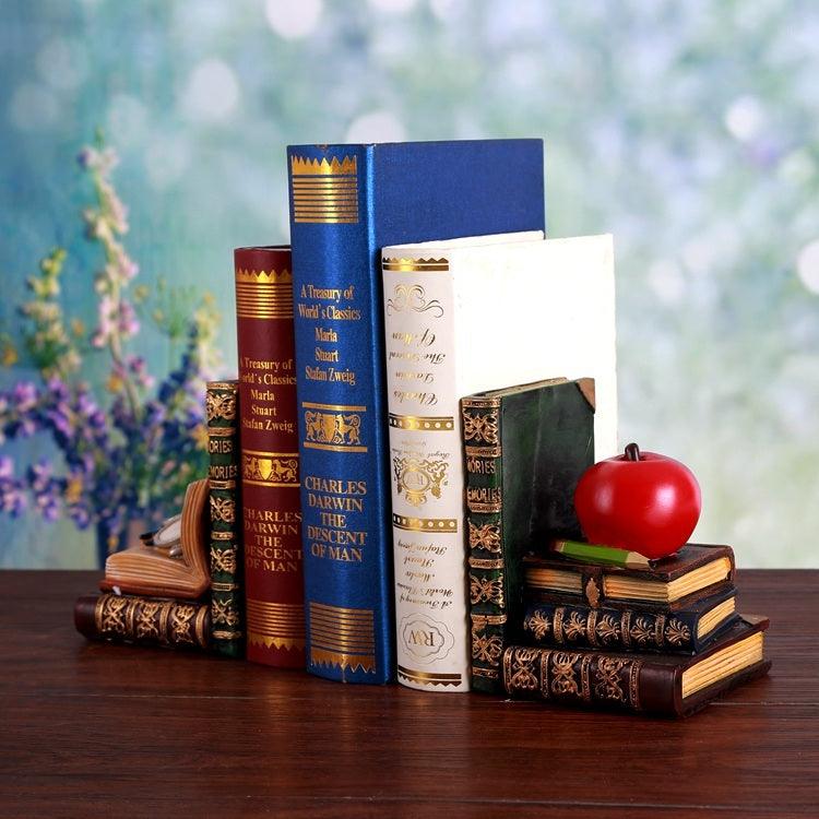 European Vintage Study Desk Decorations Bookend Books By Creative Fashion Bookstand Office Bookshelf - Pacisia