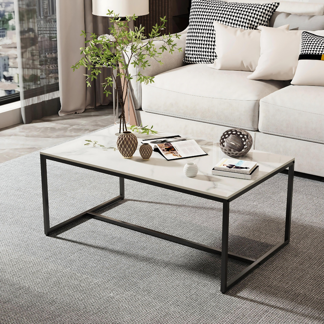 Elysian Marble Top Coffee Table