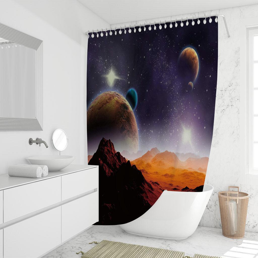 3D Printing Natural Scenery Sunny Rape Shower Curtain - Pacisia