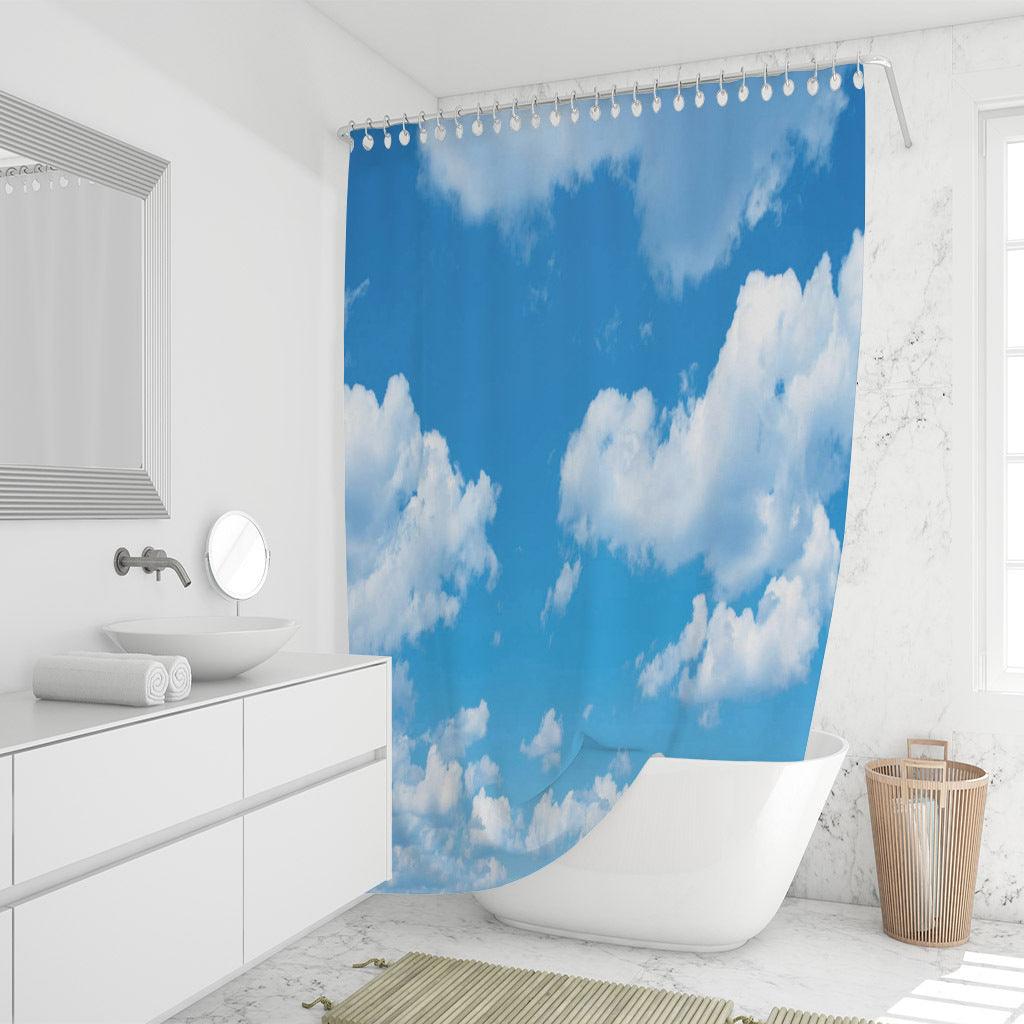 3D Printing Natural Scenery Sunny Rape Shower Curtain - Pacisia