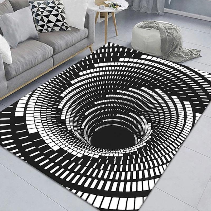 3D Visual Vortex Bedroom Covered With Carpet - Pacisia