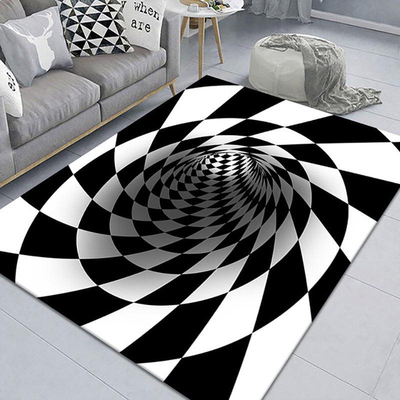 3D Visual Vortex Bedroom Covered With Carpet - Pacisia