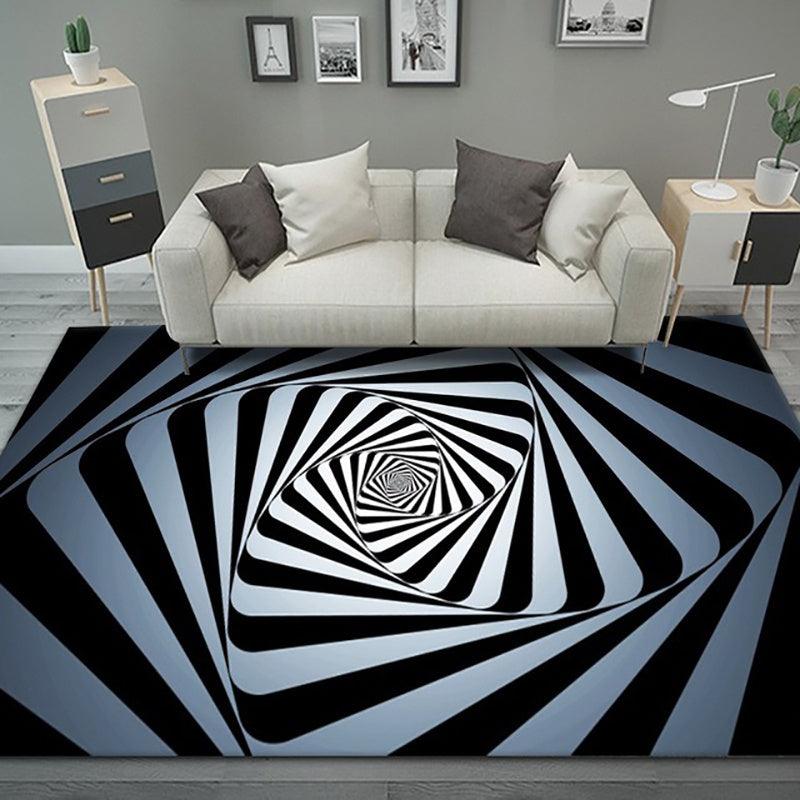 3D Visual Vortex Bedroom Covered With Carpet - Pacisia