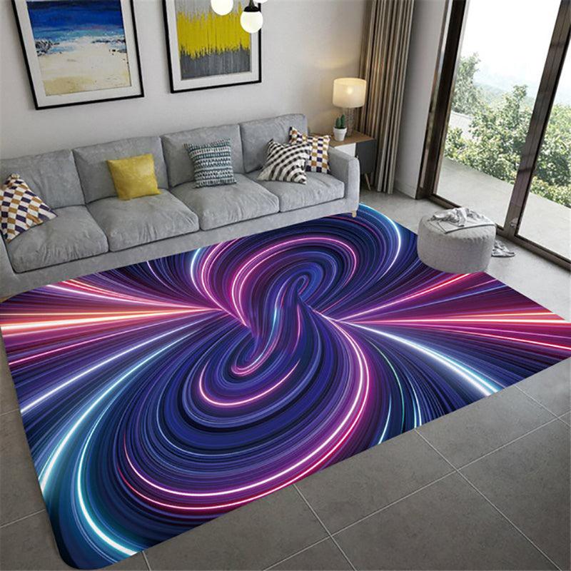 3D Visual Vortex Bedroom Covered With Carpet - Pacisia