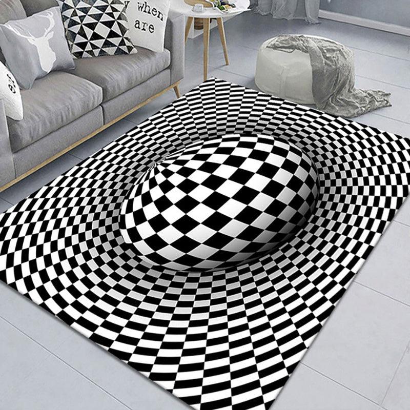 3D Visual Vortex Bedroom Covered With Carpet - Pacisia